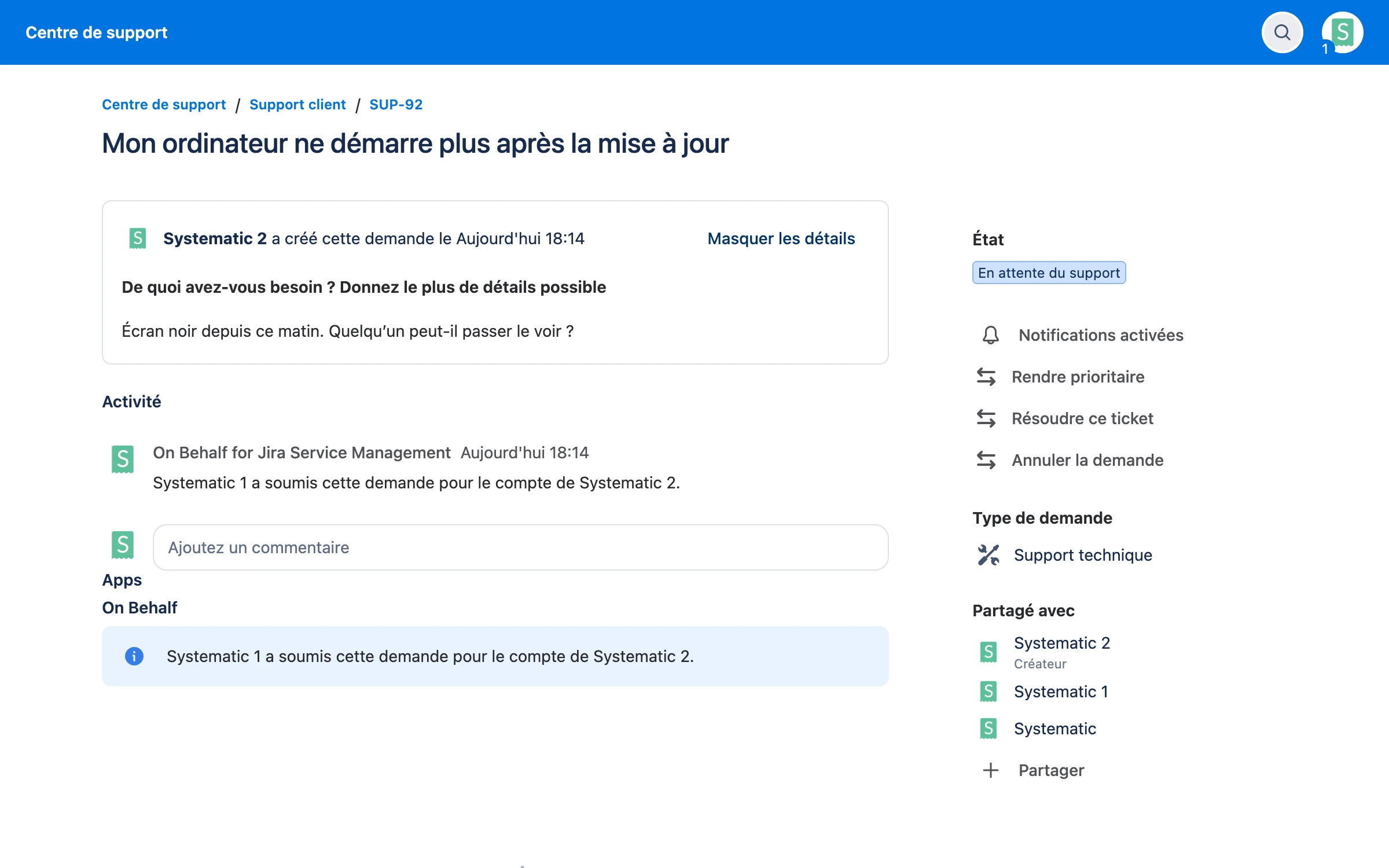 Tous deux restent sur la demande